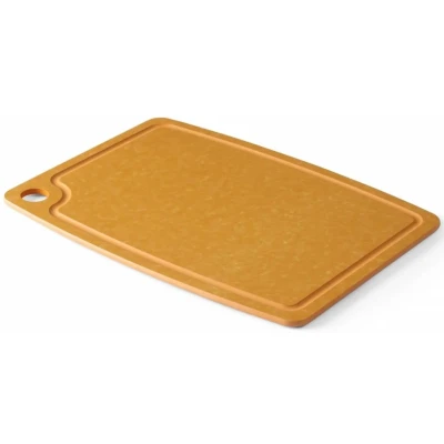 Abbildung von Hendi Rutschfestes Schneidebrett spülmaschinenfest braune Holzfaser 30 x 23,5 cm
