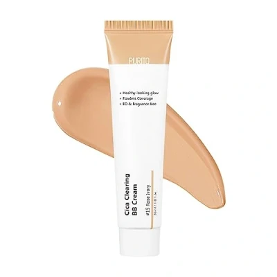 Abbildung von PURITO Cica Clearing BB Cream, #15 Rose Ivory, 1 fl.oz/30 ml, Vegane Creme, Foundation, ohne Tierversuche