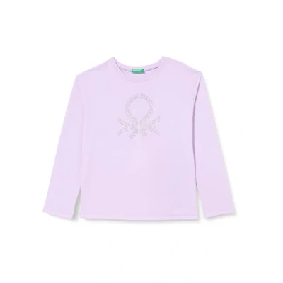 Abbildung von United Colors of Benetton Mädchen M/L 3i1xc10kc T Shirt, violett, 120 cm
