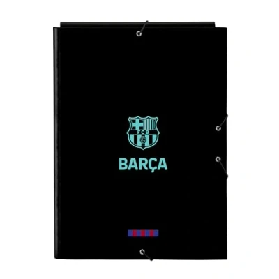 Abbildung von Safta M068 F.C. Barcelona 3. Team Ordner mit 3 Klappen, ideal für Kinder verschiedener Altersgruppen, bequem und vielseitig, Qualität Widerstandsfähigkeit, 26 x 36,5 cm, Schwarz, Standard