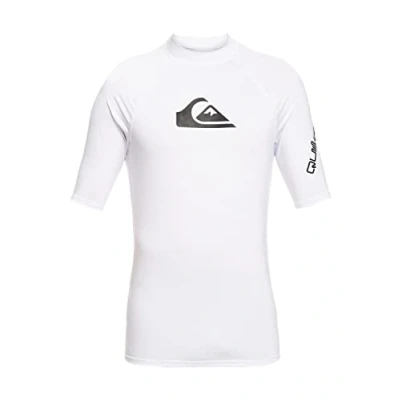 Abbildung von Quiksilver ALL TIME Surfshirt, Herren, Größe: XS, White