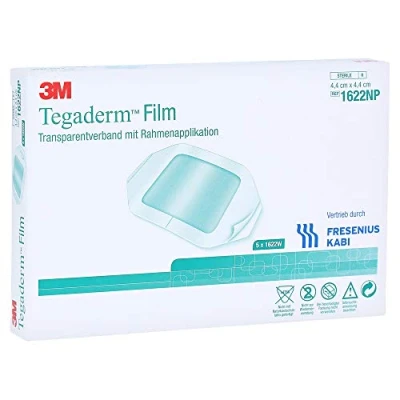 Abbildung von Tegaderm Film 4,4x4,4 cm 1622NP 5 St