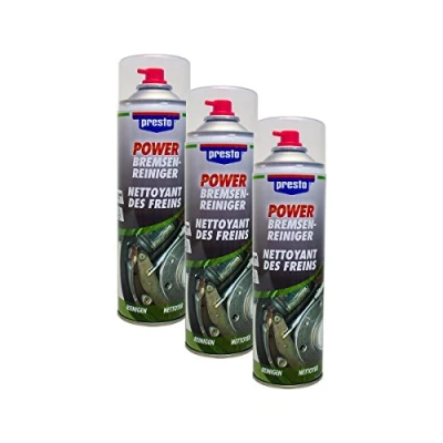 Abbildung von Presto 3X 315541 Power BREMSENREINIGER ÖL FETT SCHMUTZ BREMSFLÜSSIGKEIT 500 ml