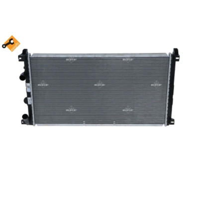 Abbildung von NRF 58322 Kühler, Motorkühlung Aluminium 730 414 27 mit Anbauteilen Kühlrippen gelötet RENAULT: MASTER 2 Kasten, Bus