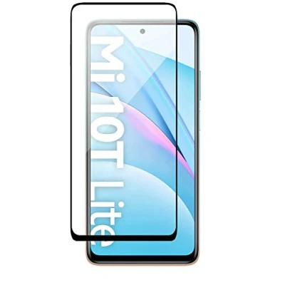Abbildung von cofi1453 5D Schutz Glas kompatibel mit XIAOMI MI 10T LITE Curved Folie Vollständig Klebend und Abdeckung