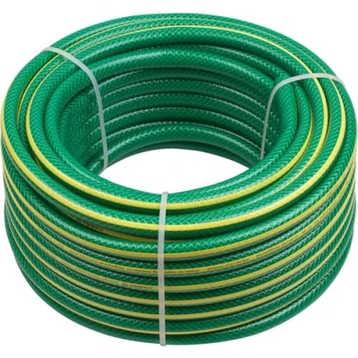 Abbildung von Meister Schlauch Kreuzgewebe, 12,7 mm (1/2 Zoll) 30 m Länge Elastisch Abriebfest Trittfest / Gartenschlauch aus Erst PVC Wasserschlauch Gewebeschlauch UV beständig für draußen 9930260