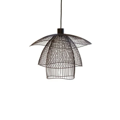 Abbildung von Forestier Papillon S Pendelleuchte 56 cm schwarz