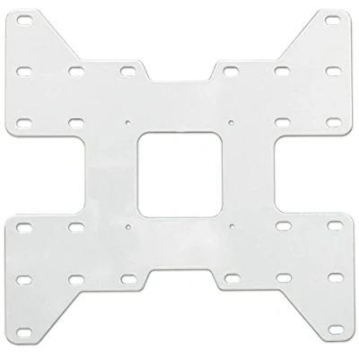 Abbildung von VESA Adapter Adapterplatte für LED LCD Plasma Curved OLED Fernseher Halterung Erweiterung von 100 200 auf 300 weiß Modell: AD3W