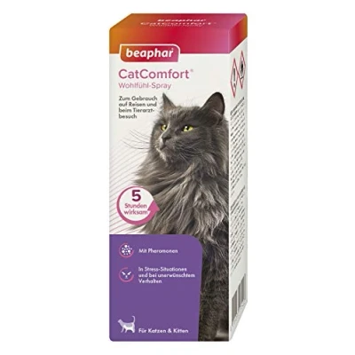 Abbildung von beaphar CatComfort Wohlfühl Spray, Beruhigungsmittel für Katzen mit Pheromonen, 60 ml