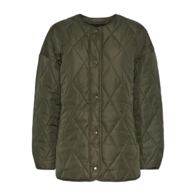 Abbildung von Pieces Pcstella Quilted NOOS Winterjacke, Damen, Größe: Large, Khaki