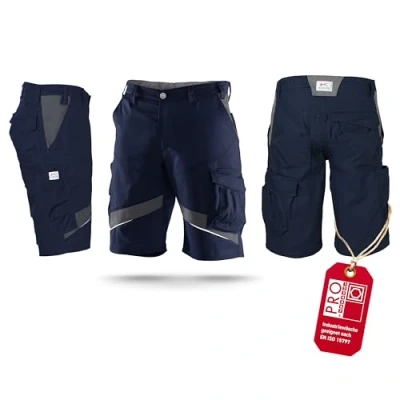 Abbildung von KÜBLER ACTIVIQ Arbeitsshorts blau, Größe 64, Herren aus Mischgewebe, leichte von Workwear