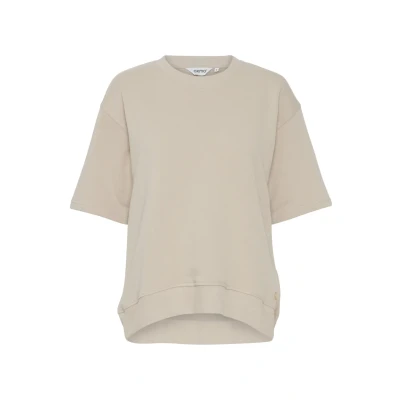 Abbildung von Oxmo Oxsafina Sweatshirt, Damen, Größe: Large, Doeskin