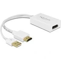 Abbildung von Delock 62496 Adapter HDMI A Stecker Displayport Buchse