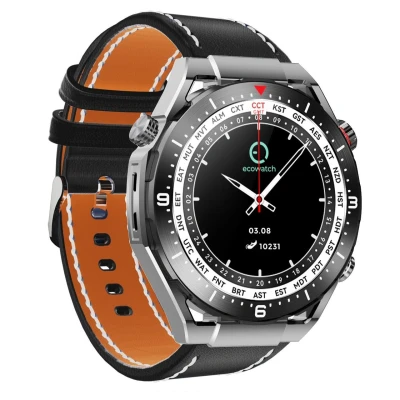 Abbildung von Ecowatch1 Maxcom EleganceLink Smartwatch 1,52 Zoll HD Display Sportmodi Anruffunktion Schwarz