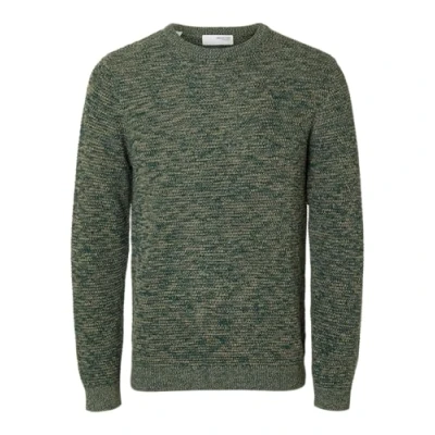 Abbildung von Selected Homme Slhvince Bubble Strickpullover, Herren, Größe: XL, Rain forest
