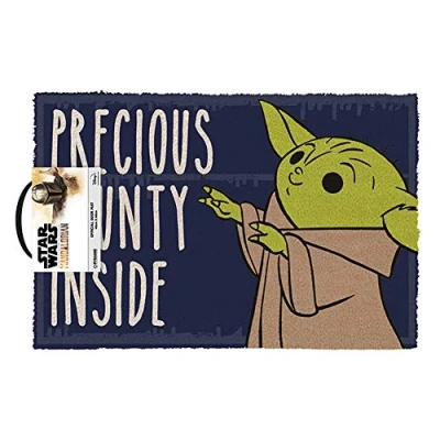 Abbildung von empireposter Star Wars Baby Yoda Fußmatte Fußabtreter, Größe: 60 x 40 cm, Material Kokosfaser