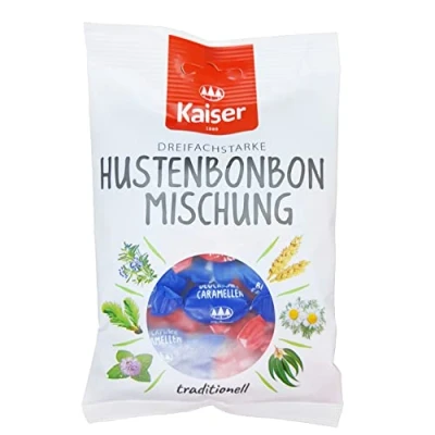 Abbildung von 8 Beutel Kaiser Hustenbonbon Mischung a 100g Bonbons Hustenbonbons einzeln gewickelt