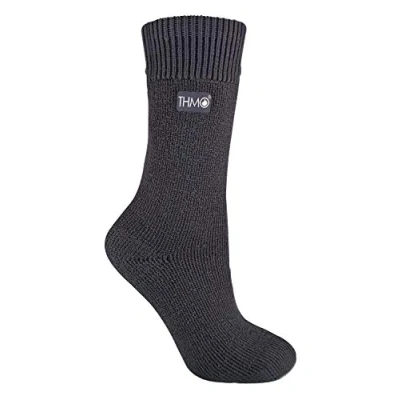 Abbildung von THMO Damen Winter Warm Thermosocken mit Komfortbund Ohne Naht (37 42 Eur, 35 Grey)
