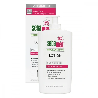 Abbildung von Sebamed Trockene Haut Parfumfrei Lotion Urea 10%