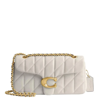 Abbildung von Coach Quilted Tabby Shoulder BAG 26 WITH Chain Umhängetasche, Damen, Größe: One Size, Chalk