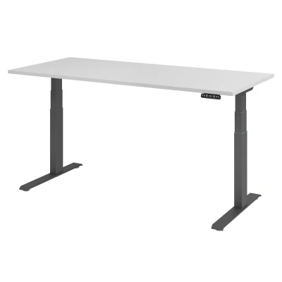 Abbildung von Hammerbacher Schreibtisch XDKB19 Grau/Graphit