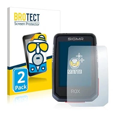 Abbildung von BROTECT Entspiegelungs Schutzfolie für Sigma ROX 2.0 (2 Stück) Matte Displayschutz Folie, Anti Reflex, Fingerprint