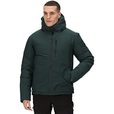 Abbildung von Regatta Colehurst Wasserdichte GEFÜTTERTE Funktions Regenjacke / wasserabweisende Jacke, Herren, Größe: 58/60, Green gables