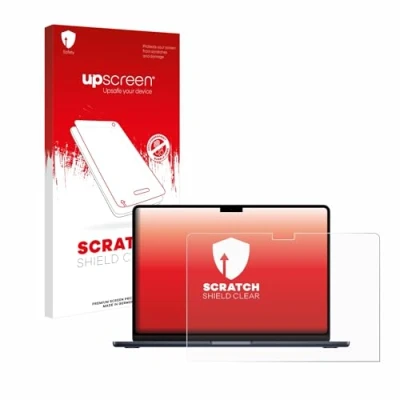 Abbildung von upscreen Schutzfolie für Apple MacBook Air 13&quot; M3 2024 Kristall klar, Kratzschutz, Anti Fingerprint