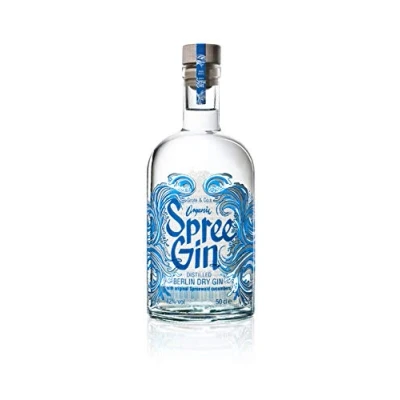 Abbildung von Grote &amp; Co.‘s Organic Spree Gin, 500ml Flasche Berlin Dry Gin Organic, Bio destilliert mit echten Spreewaldgurken
