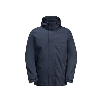 Abbildung von Jack Wolfskin Luntal Regenjacke / wasserabweisende Jacke, Herren, Größe: XL, Night blue