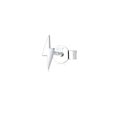 Abbildung von Elli Thunder Einzelner Ohrring, Damen, Größe: One Size, Silber