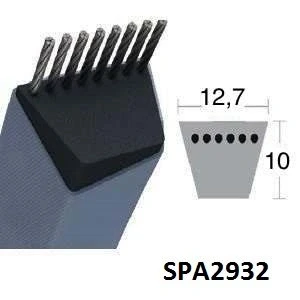 Abbildung von Keilriemen CONTITECH SPA2932
