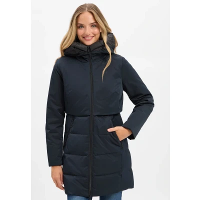 Abbildung von Amber &amp; June Winterjacke &quot;Amber Damen Wintermantel mit Kapuze&quot;, Kapuze