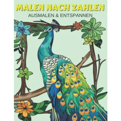 Abbildung von malen nach zahlen Ausmalen &amp; Entspannen: malbuch mit komplexen Blumen und Landschaft Motiven für erwachsene