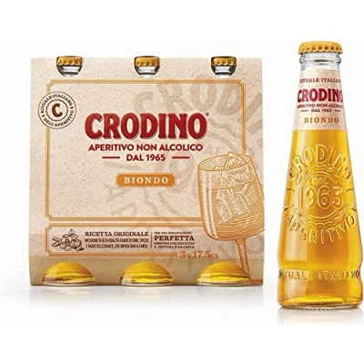 Abbildung von 3 x 8 Crodino Alkoholfreier Bitteraperitif (24 Flaschen)