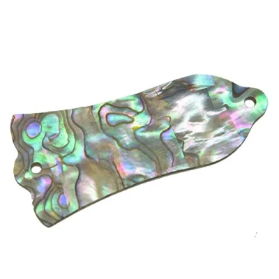 Abbildung von kaish Pure Custom Natural Abalone Shell Gitarre Halsstab, mit 2 Löcher passt USA LP Les Paul