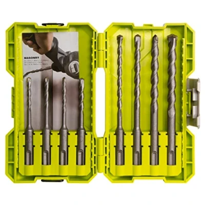 Abbildung von Ryobi RAK08SDS2, Rotationshammer, Steinbohrer, Drehung der rechten Hand, Hartbeton, Mauerwerk, SDS Plus, R18SDS, RSDS680, RSDS800, RSDS1050