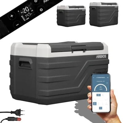 Abbildung von Arebos Kühlbox Kompressor elektrisch Gefrierbox Camping APP Steuerung 26L 43L, Ablassschraube zum Wasserentfernen