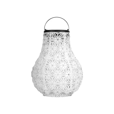 Abbildung von Pauleen LED Laterne &quot;Sunshine Blaze Lampions Solar weiß Tyvek Vlies&quot;, 2 flammig, 2er Set