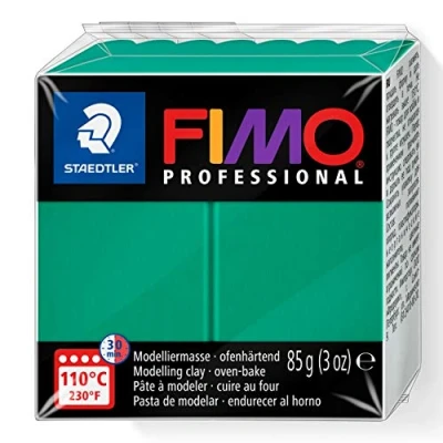 Abbildung von 4 x Staedtler Modelliermasse Fimo Professional echtgrün 85g