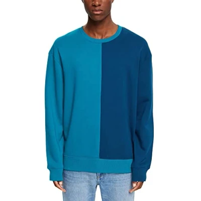 Abbildung von ESPRIT Herren 092CC2J308 Sweatshirt, 455/TEAL Blue, S