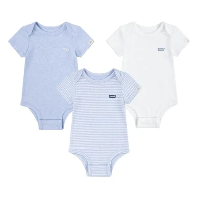 Abbildung von Levi&#039;s Bodysuit Unisex 3 PACK Body für Kinder, Größe: 68, Egret
