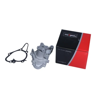 Abbildung von MAXGEAR 47 0274 Wasserpumpe mit Dichtung mechanisch Messing für Keilrippenriementrieb HYUNDAI: Getz, Atos, KIA: Picanto I