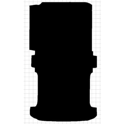 Abbildung von autix Laderaummatte Teppich Fußmatte Schmutzfangmatte passend für VW T5 T6 T6.1 Transporter Kasten Kastenwagen lang