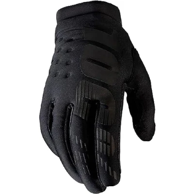 Abbildung von 100% GUANTES Unisex Brisker Gloves L Handschuhe, schwarz (schwarz),