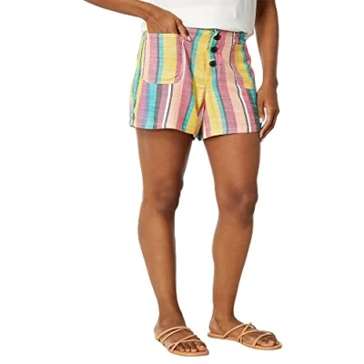 Abbildung von Hurley Damen Button Front Bermuda Shorts, Römische Streifen, L
