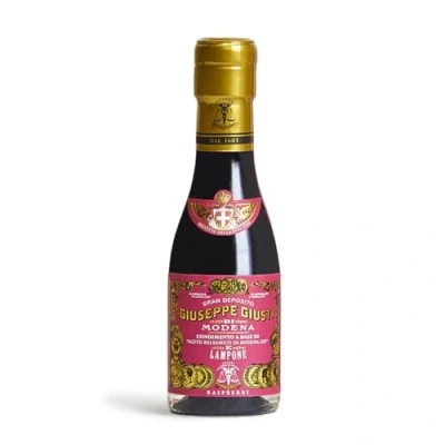 Abbildung von Giusti Essigspezialität mit IGP Balsamico Essig aus Modena und Himbeere 100ml Champagnottina