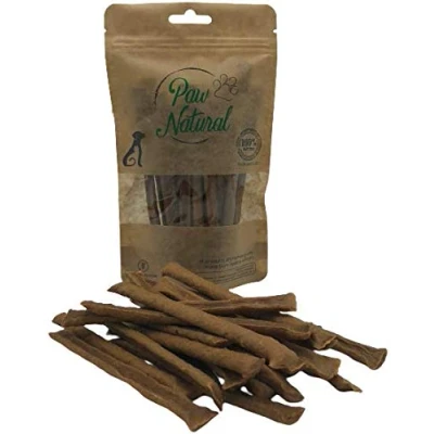 Abbildung von Paw Natural Hunde Leckerlis 150g Lachs Sticks 100% Gluten &amp; getreidefrei aus frischem Fleisch gesunder Tiere