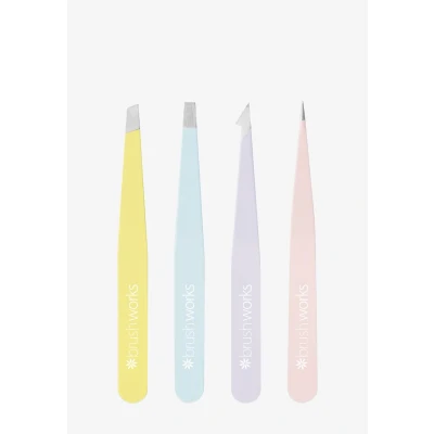 Abbildung von Brushworks HD 4 Piece Combination Pinzette Set Mixed