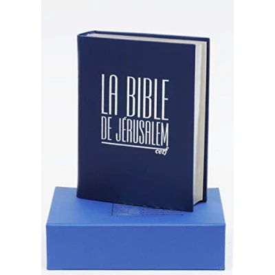 Abbildung von LA BIBLE DE JERUSALEM major cuir BLEU: Edition bleu